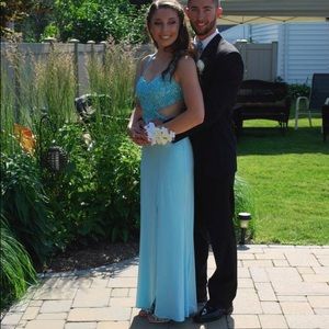 BLUE PROM DRESS
